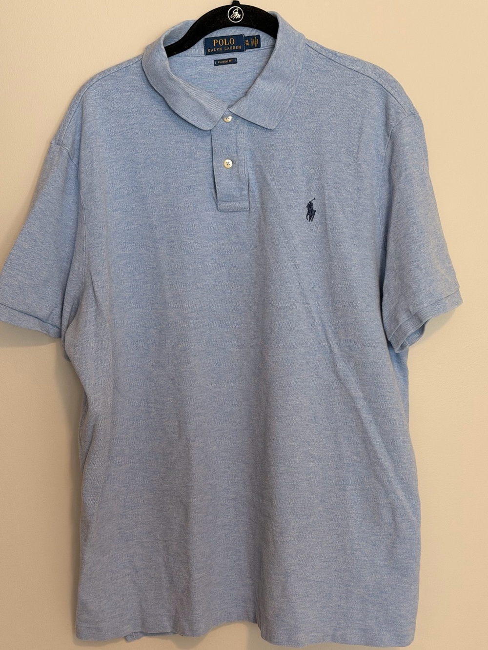 Polo by Ralph Lauren Light Blue Men's Polo Size XL Standard Fit